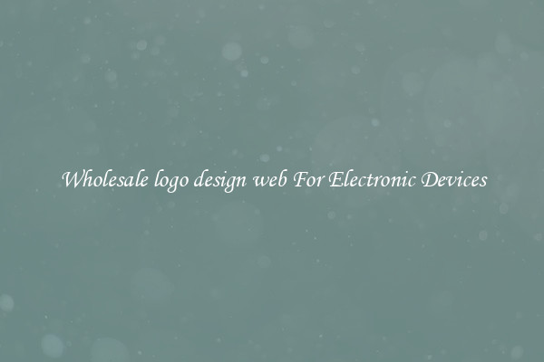Wholesale logo design web For Electronic Devices