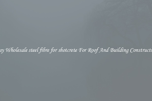 Buy Wholesale steel fibre for shotcrete For Roof And Building Construction