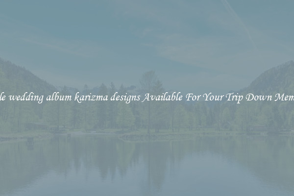 Wholesale wedding album karizma designs Available For Your Trip Down Memory Lane