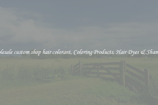 Wholesale custom shop hair colorant, Coloring Products, Hair Dyes & Shampoos