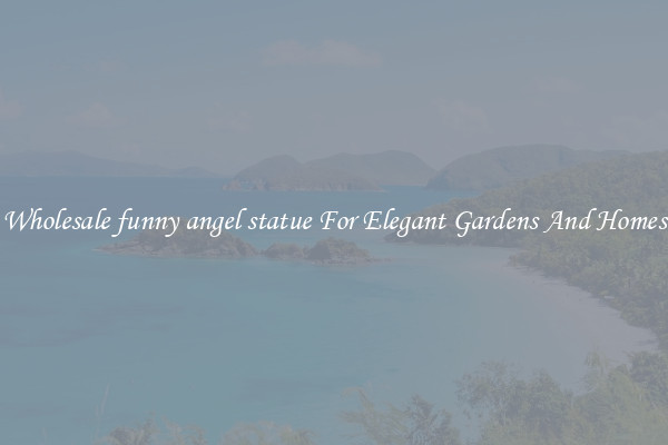 Wholesale funny angel statue For Elegant Gardens And Homes